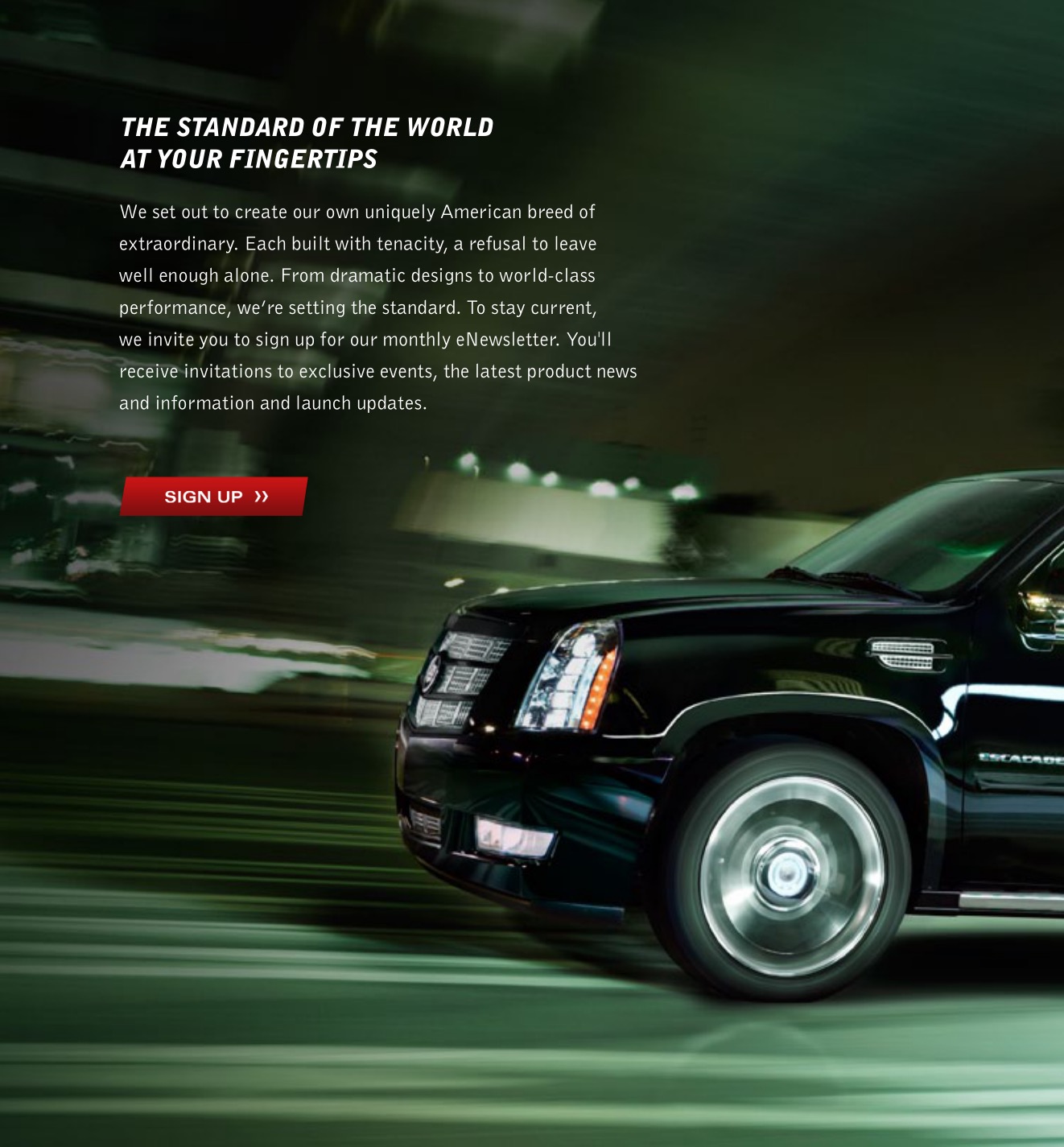 2013 Cadillac Escalade Brochure Page 4